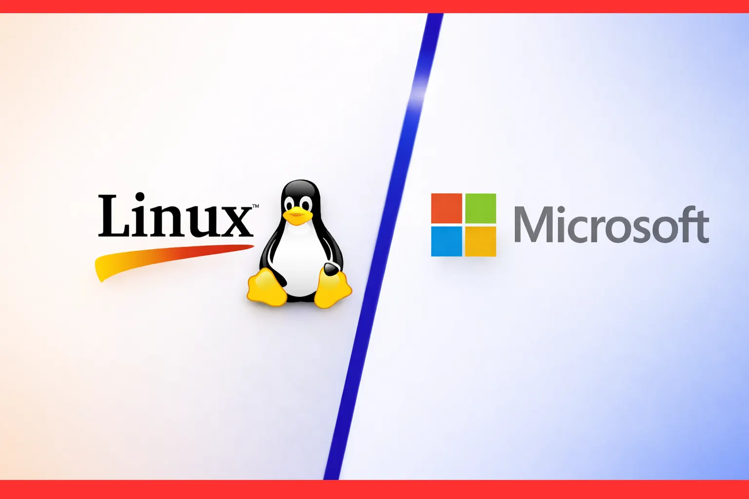 linux vs microsoft by techxleap